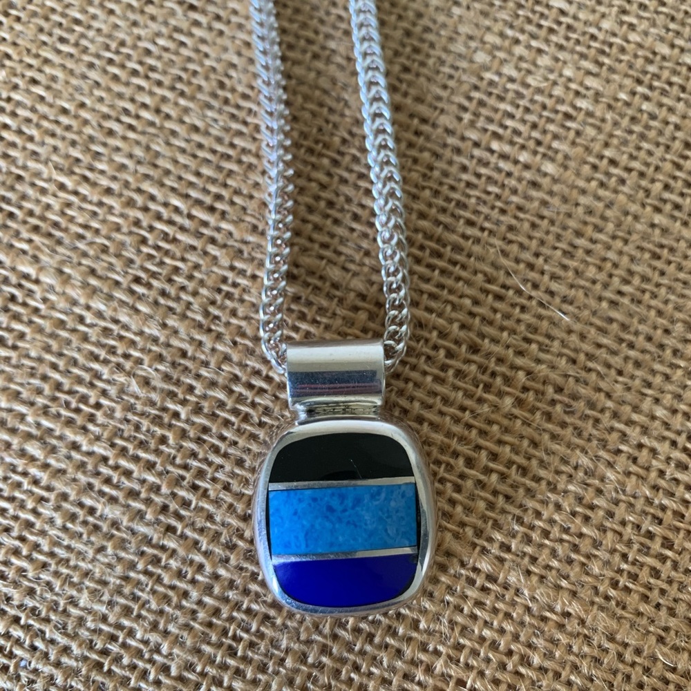 PAOLO ROMEO 925 STERLING SILVER MEXICO NECKLACE - Picture 4 of 13